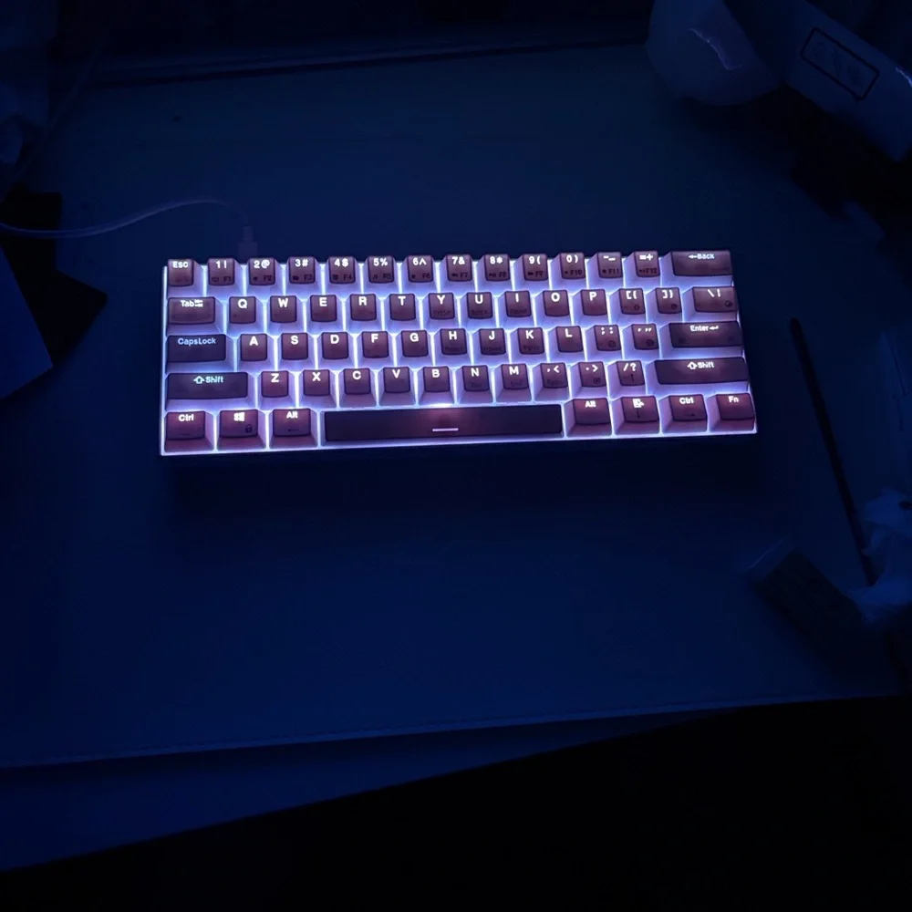 RK61 Royal Kludge wired LED gaming keyboard (Red switch)